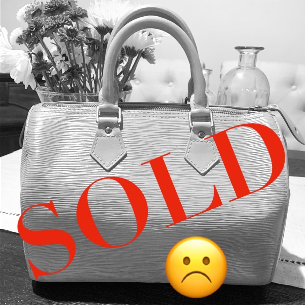 Louis Vuitton Epi Speedy 25 Lilac CUSTOM